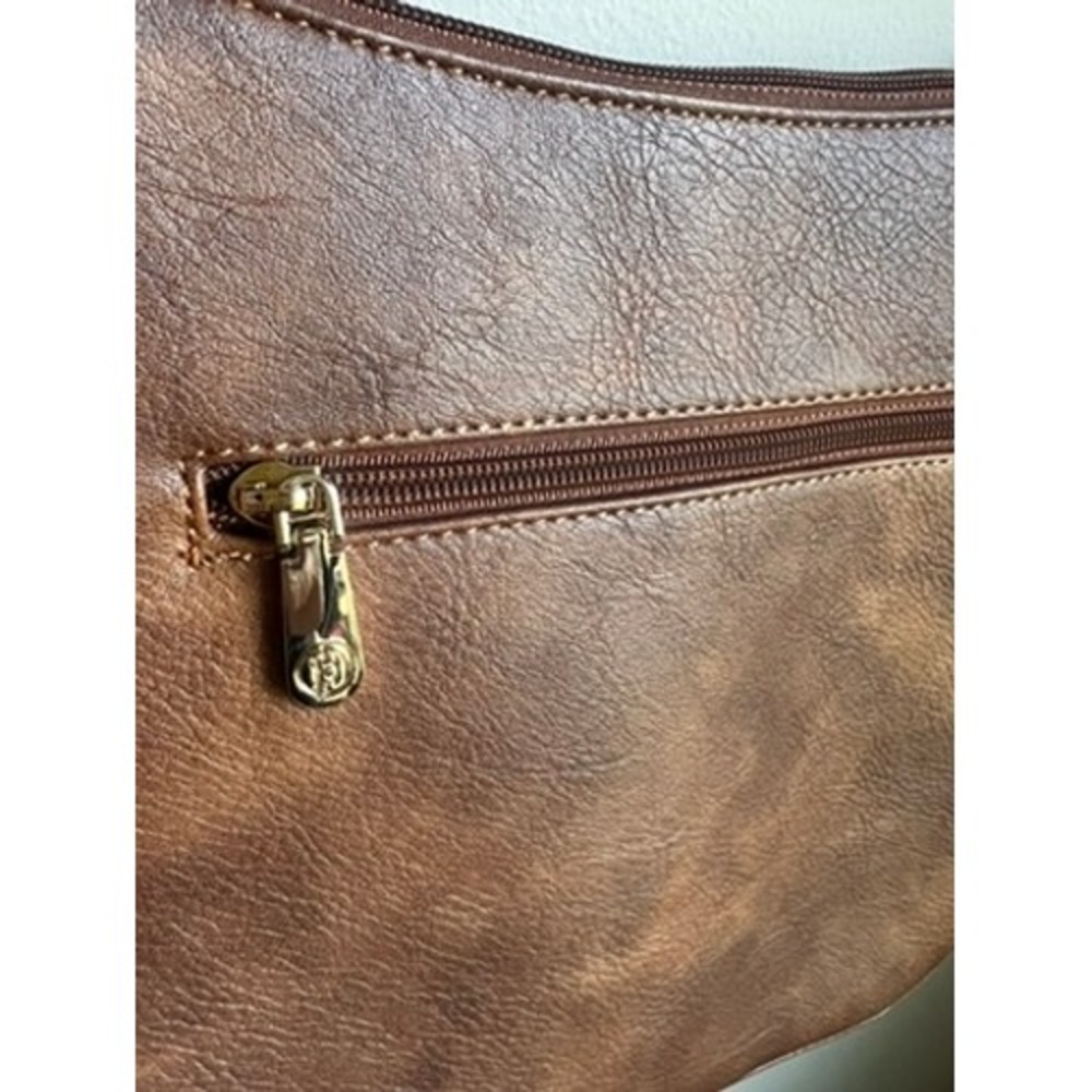 Bostanten Brown Vegan Leather Crossbody Bag Guitar Strap BSB10224 NEW - Picture 7 of 16